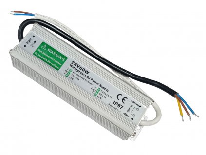 LED Netzteil 24V 60W SLIM IP67 wasserdicht